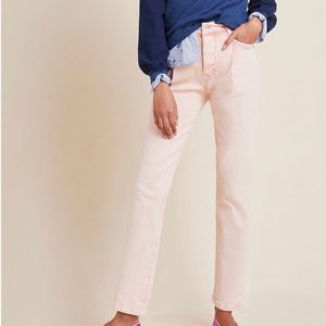 NWT $128 Anthropologie | 90s | PILCRO | Button-fly Straight Pleated | Acid Wash